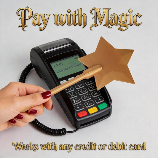 ✨ Magic Star Payment Wand - Rainbow Contactless Card Holder 🦄